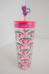 SWIG - Palm Royale Plastic Tumbler 24oz FINAL SALE