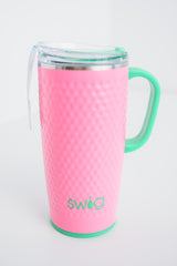 SWIG - Pink Golf Ball Travel Mug 22oz FINAL SALE
