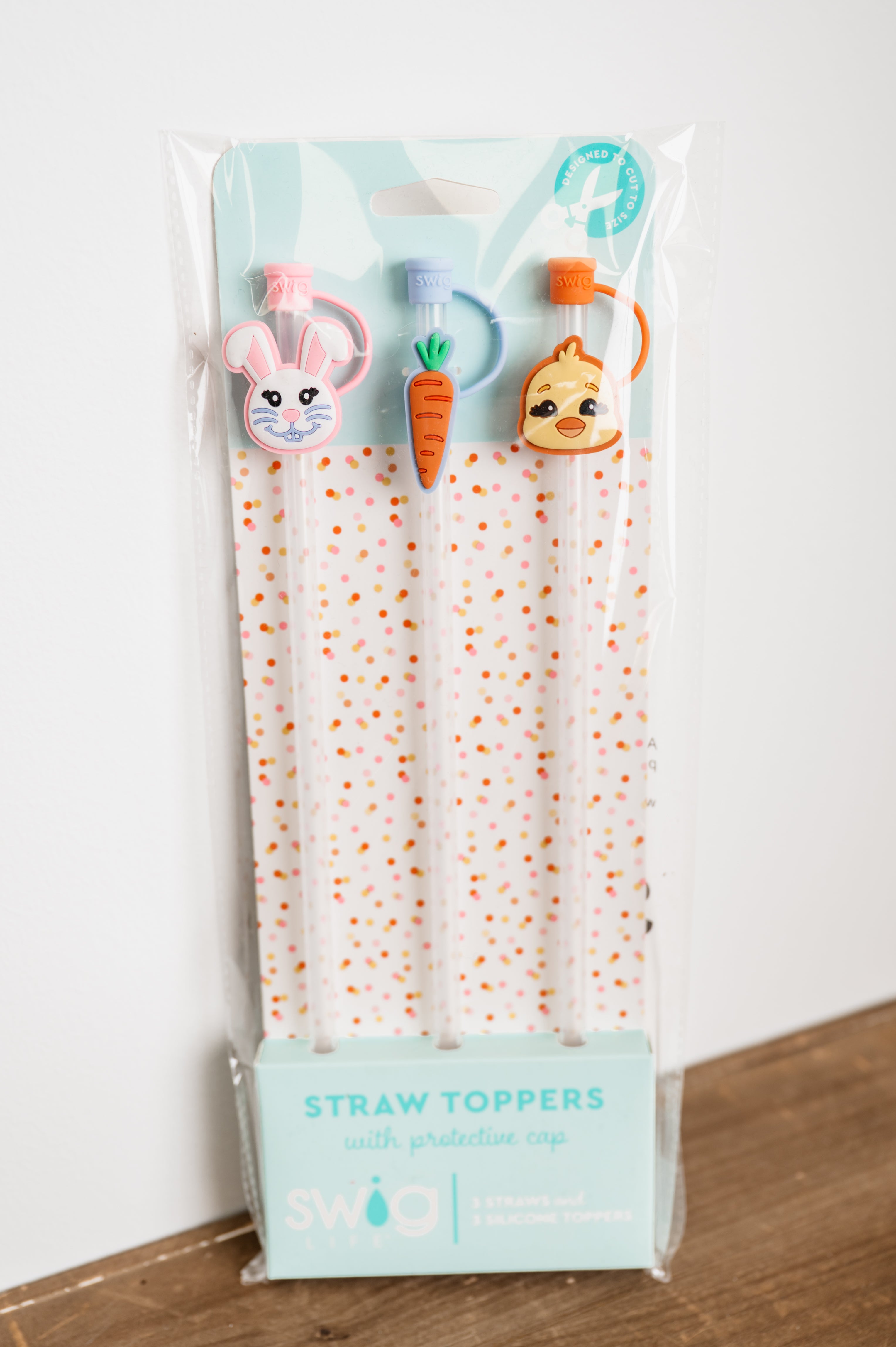 SWIG Easter Bunny Straw Topper Set – Re-Fabbed Boutique