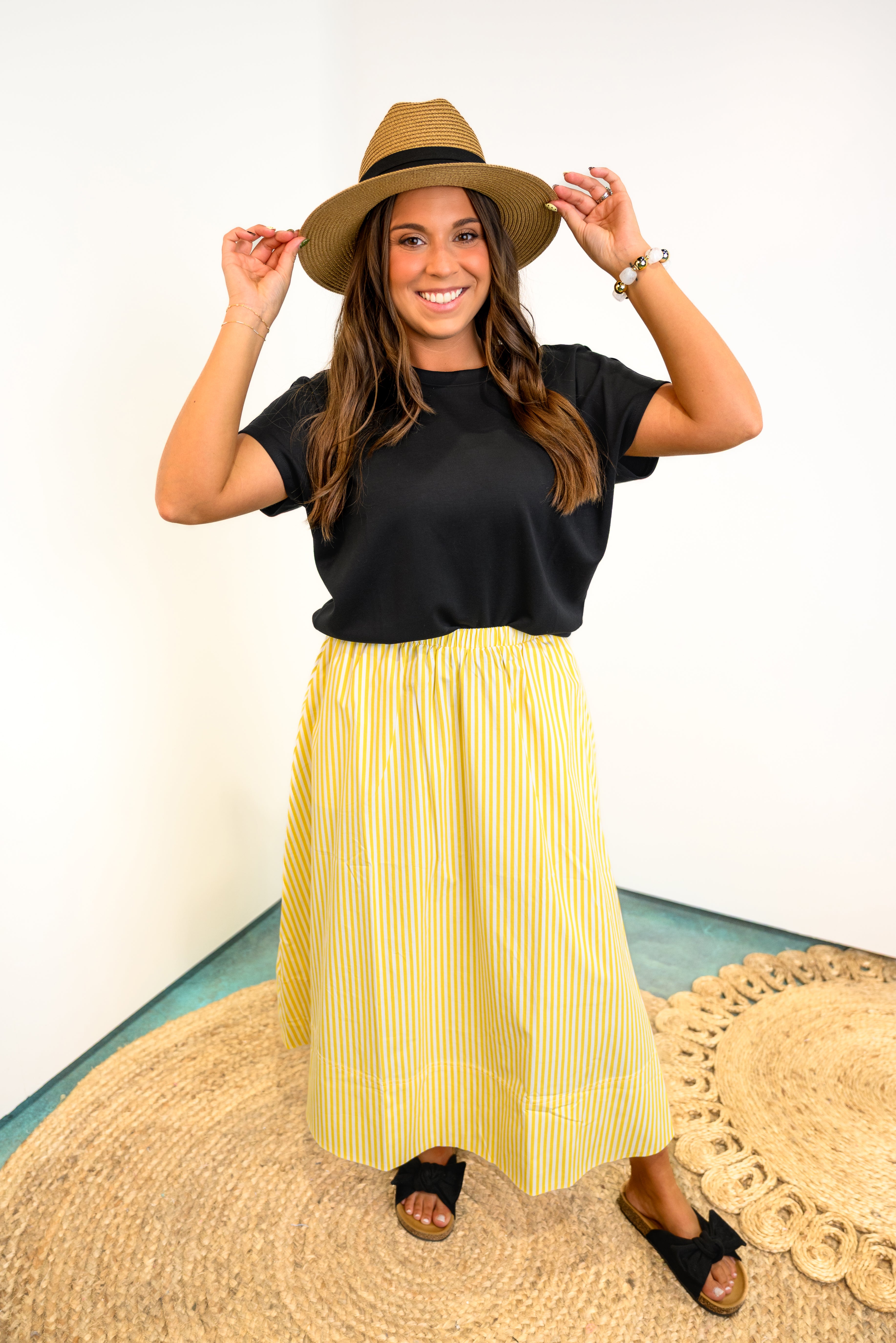 Saltwater Stripes Skirt - Yellow