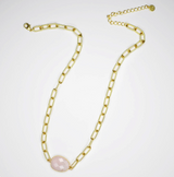 Treasure Jewels Stone & Shine Gemstone Necklace - Rose