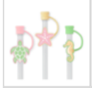Summer Salt Straw Topper Set