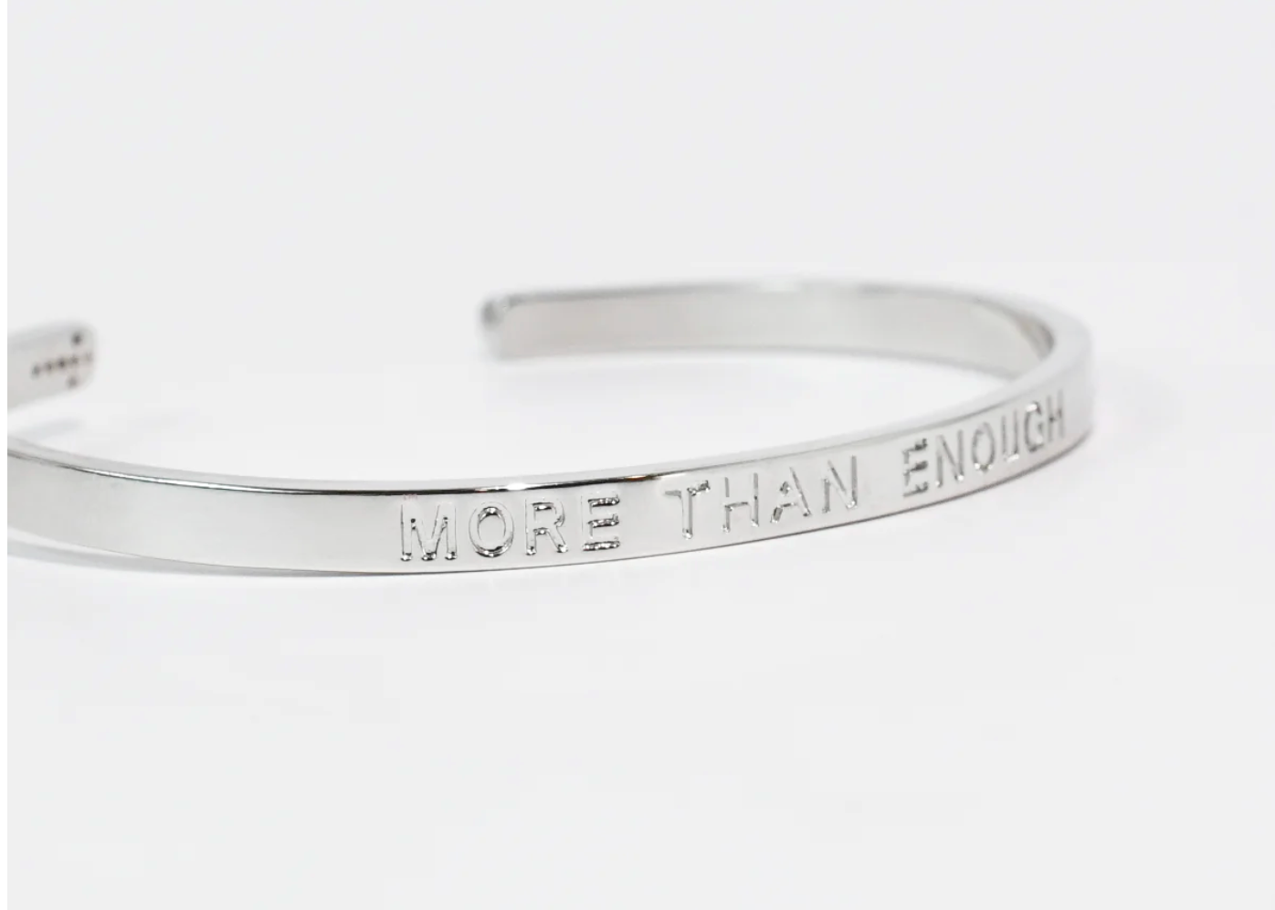 Treasure Jewels More Than Enough Bangle - Silver
