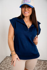 Sculpt & Style Sweatshirt - Navy *Final Sale*