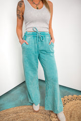 Serene Flow Sweatpants - Turquoise