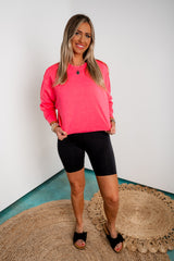 Serene Stretch Biker Shorts - Black DOORBUSTER