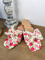 Sierra Red Flower Sandal