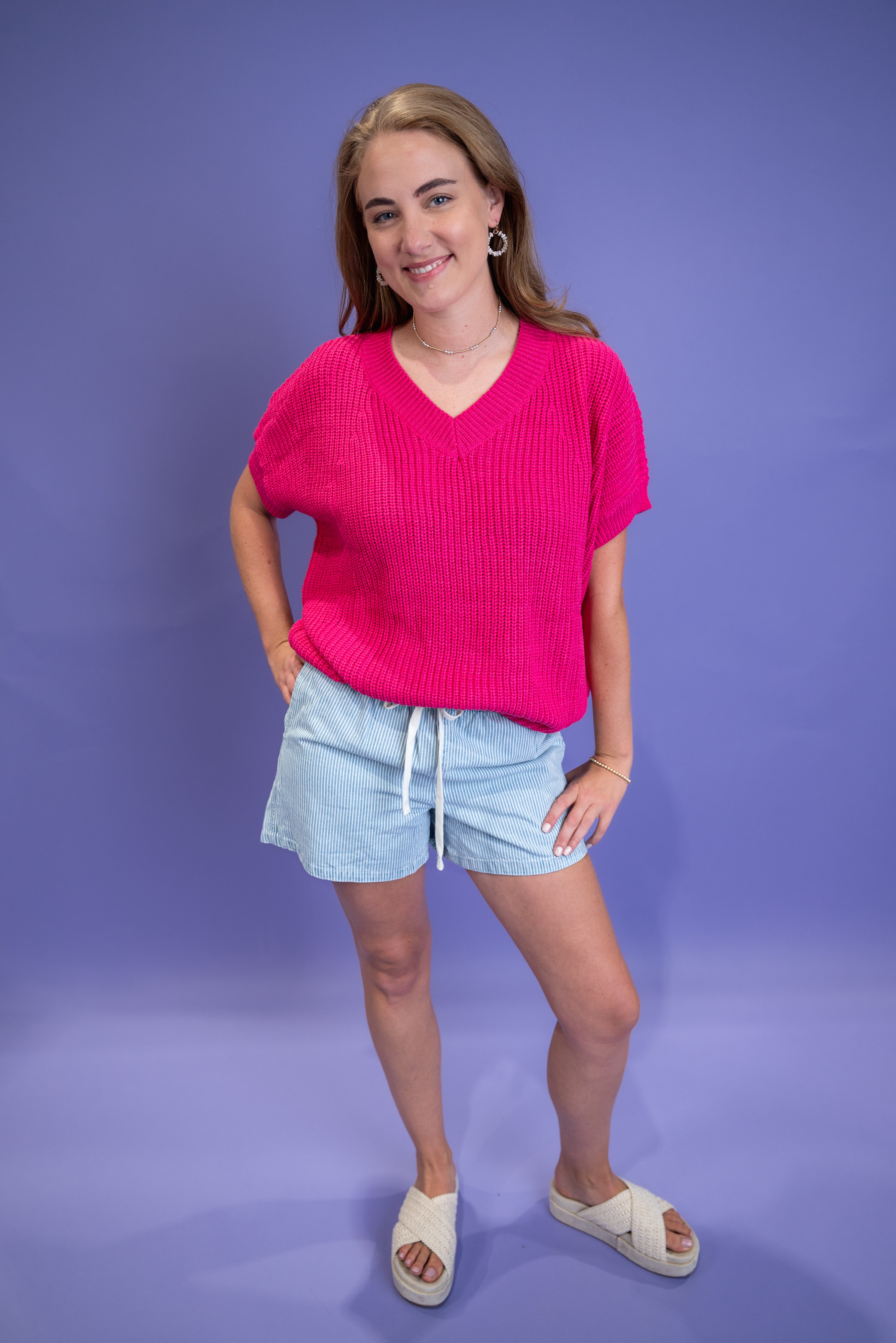 Sleek Cutline Knit Top