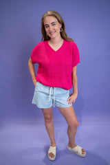 Sleek Cutline Knit Top