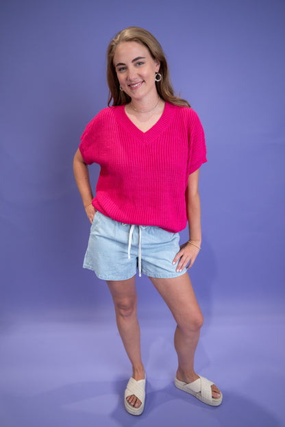 Sleek Cutline Knit Top *Final Sale*