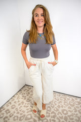 Sleek Essential Top - Grey