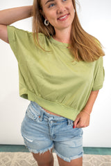 Soft Motion Top - Tea Green