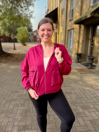 Soft Scuba Full Zip Hoodie Jacket - Final Sale