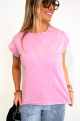 Soft Waves Crinkle Top - Candy Pink DOORBUSTER FINAL SALE