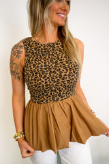 Spotlight Bubble Peplum Top FLASH SALE