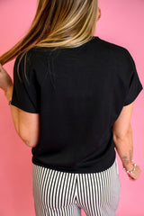 Street Drift Crew Top - Black