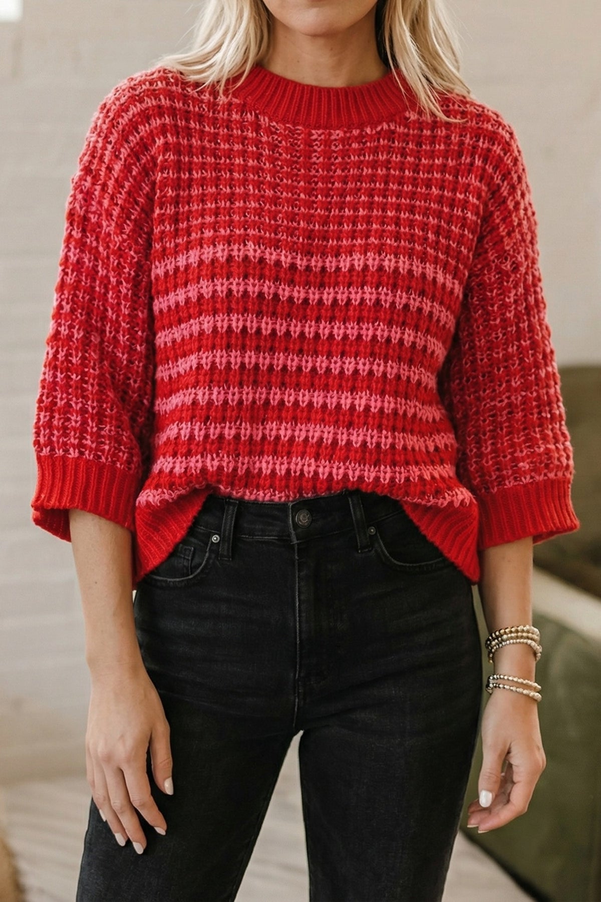 Sweet on You Striped Sweater