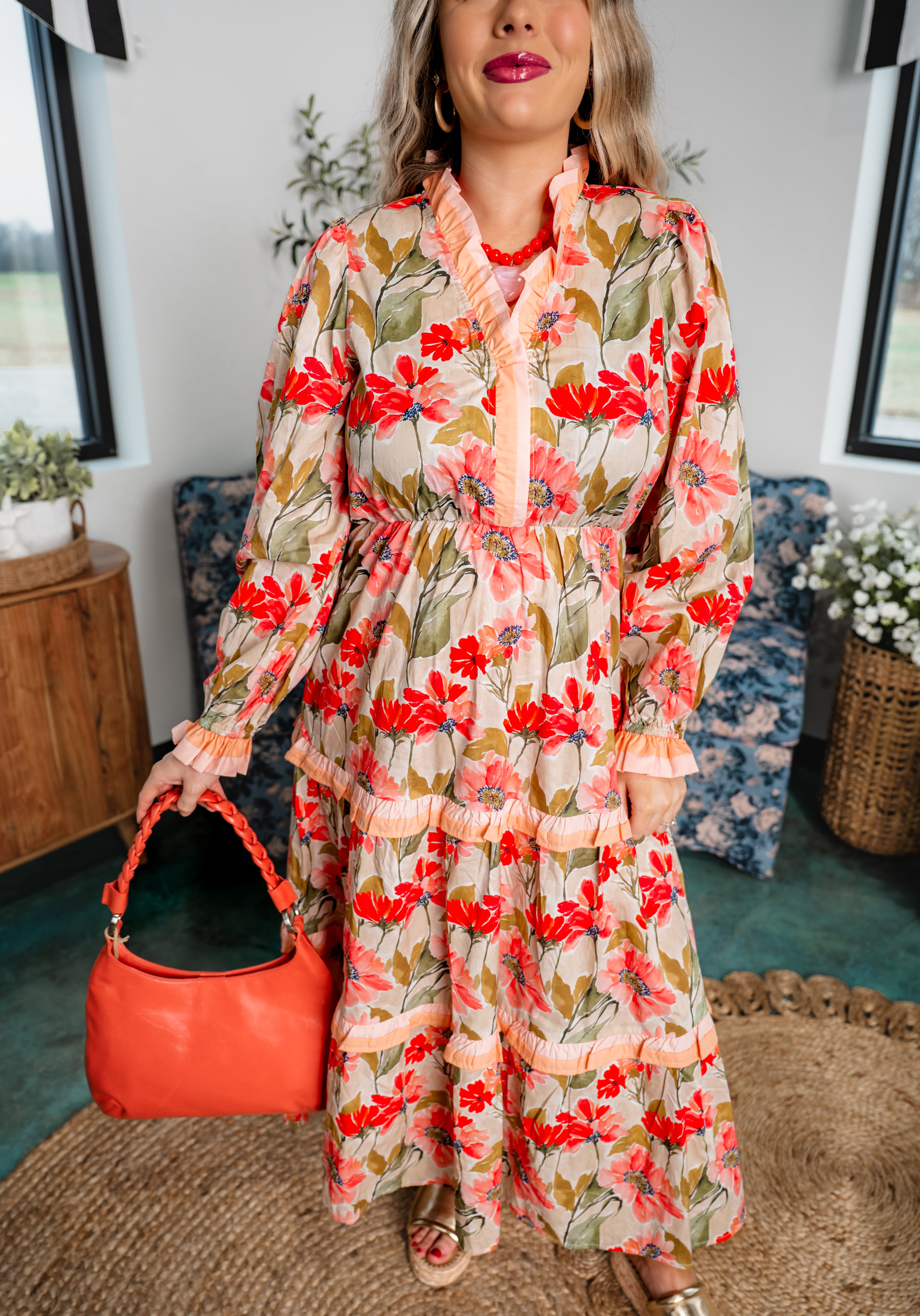 Sunday Garden Midi Dress *Final Sale*