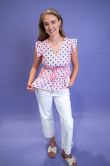 Sunflare Tiered Top
