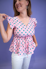 Sunflare Tiered Top