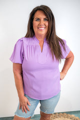 Sunny Poise Puff Top