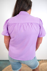 Sunny Poise Puff Top