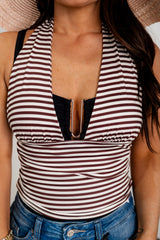 Sunset Stripes Halter Top | DOORBUSTER