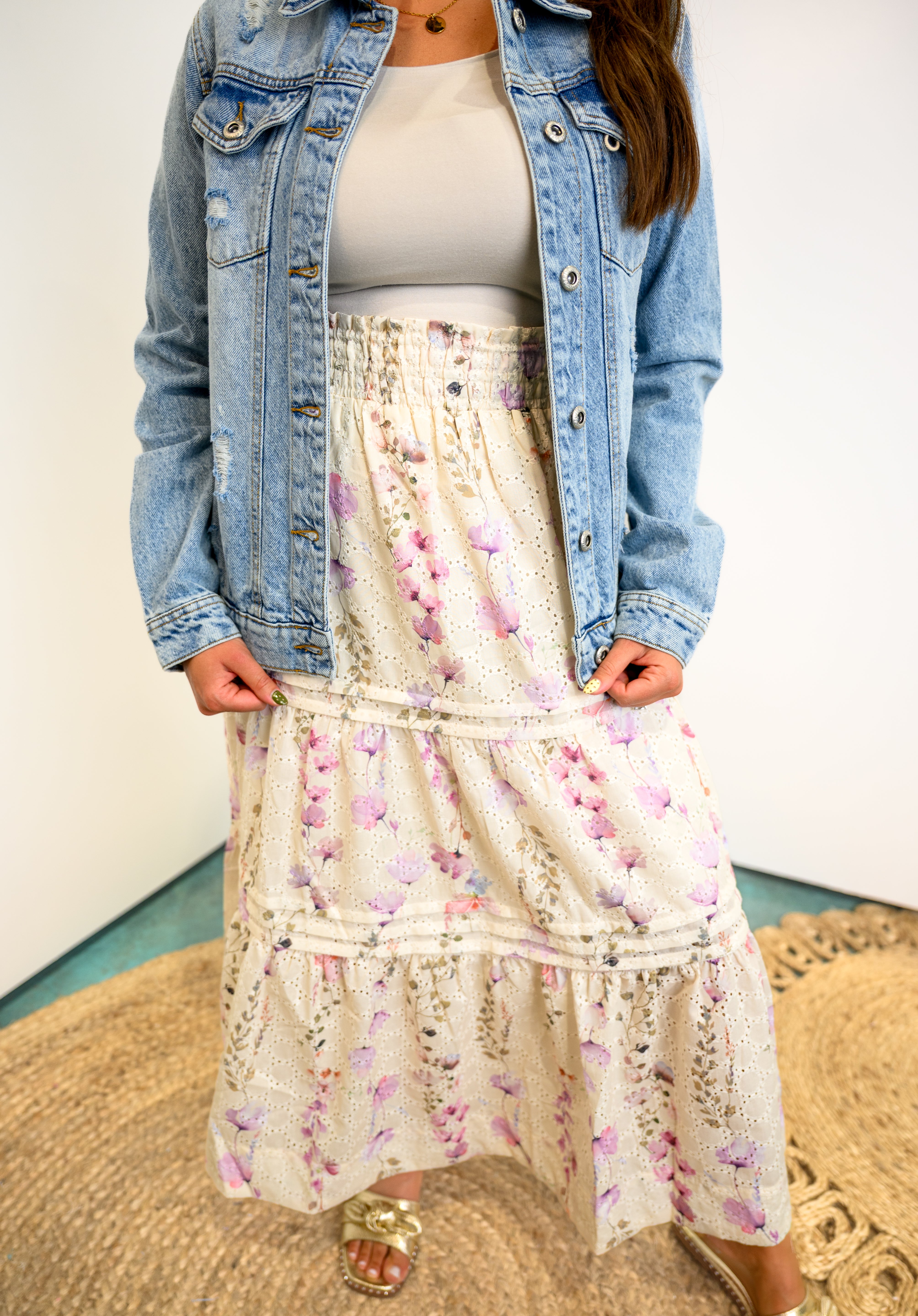 Sweet Peony Skirt