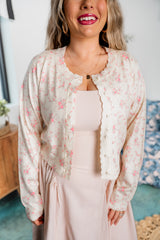 Sweet Serenity Floral Cardigan