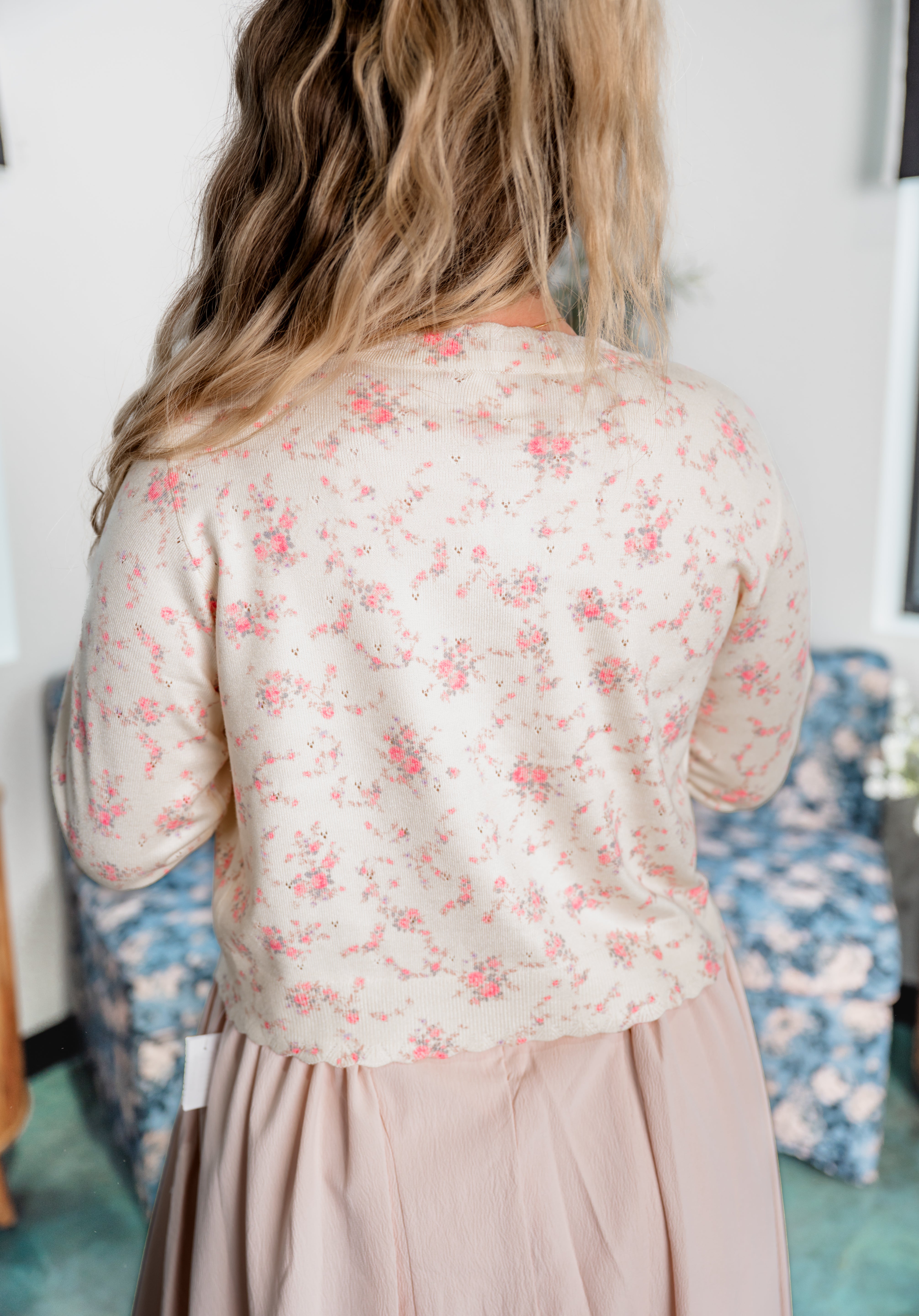 Sweet Serenity Floral Cardigan