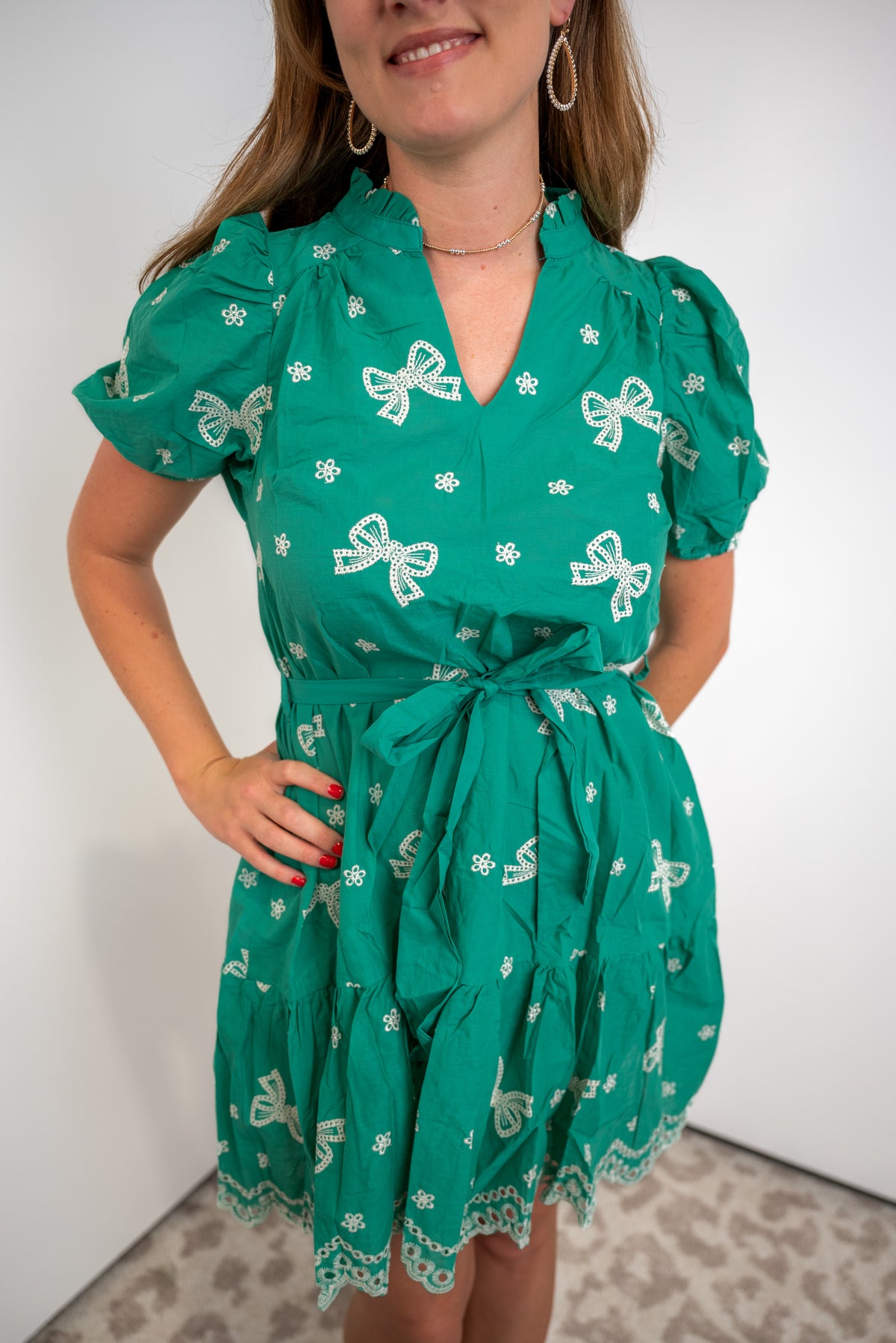 Sweetheart Eyelet Dress - EOS Final Sale