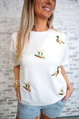 Take Flight Embroidered Tee
