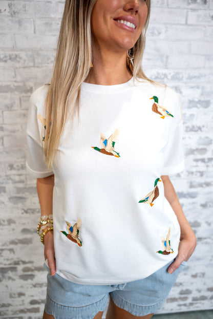 Take Flight Embroidered Tee Final Sale