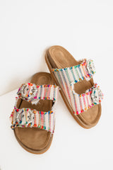 Tatum Buckle Slide Sandal