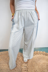 Terry Lace Flow Pants