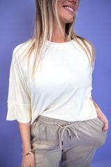 The Ivory Luxe Top