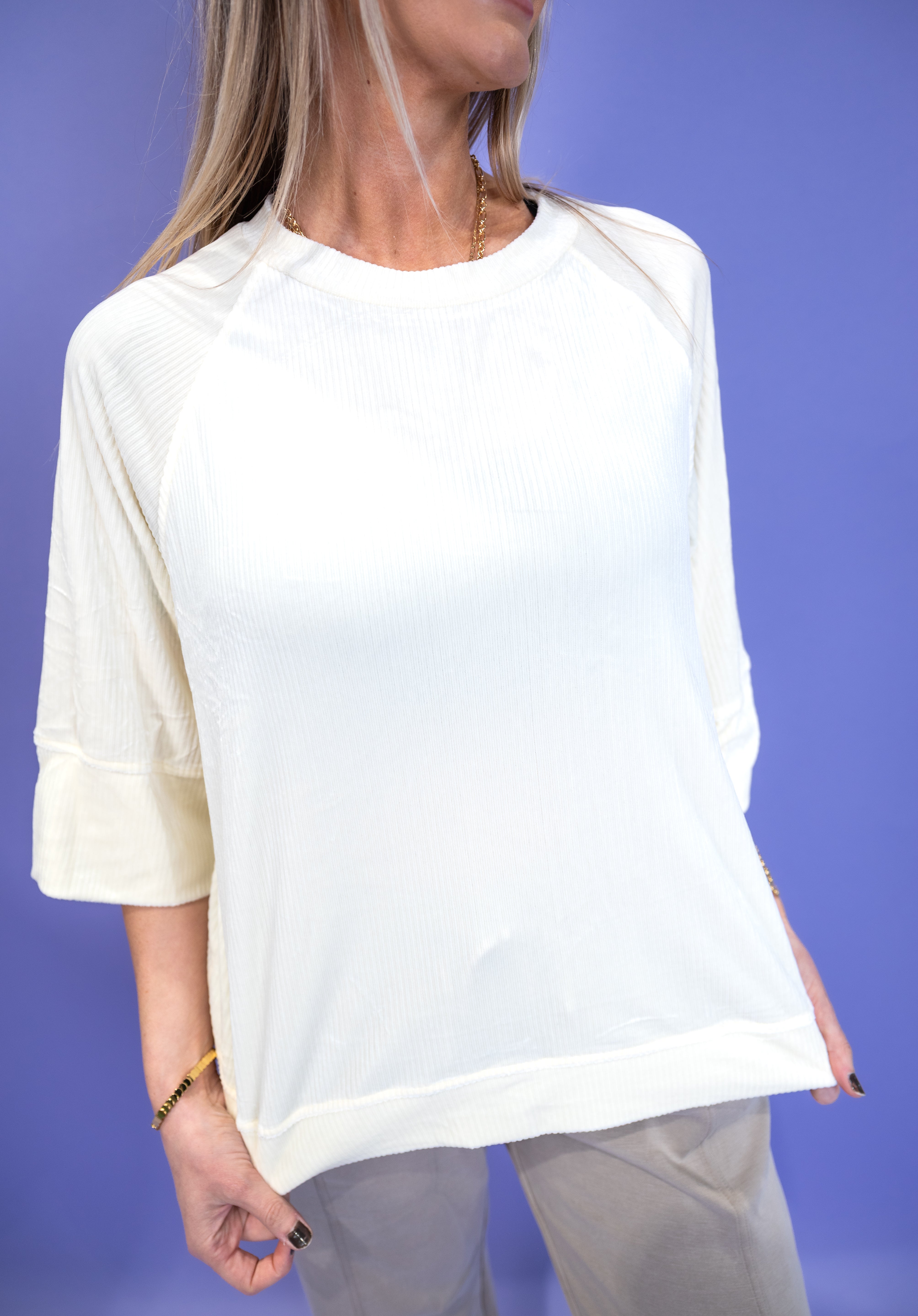 The Ivory Luxe Top