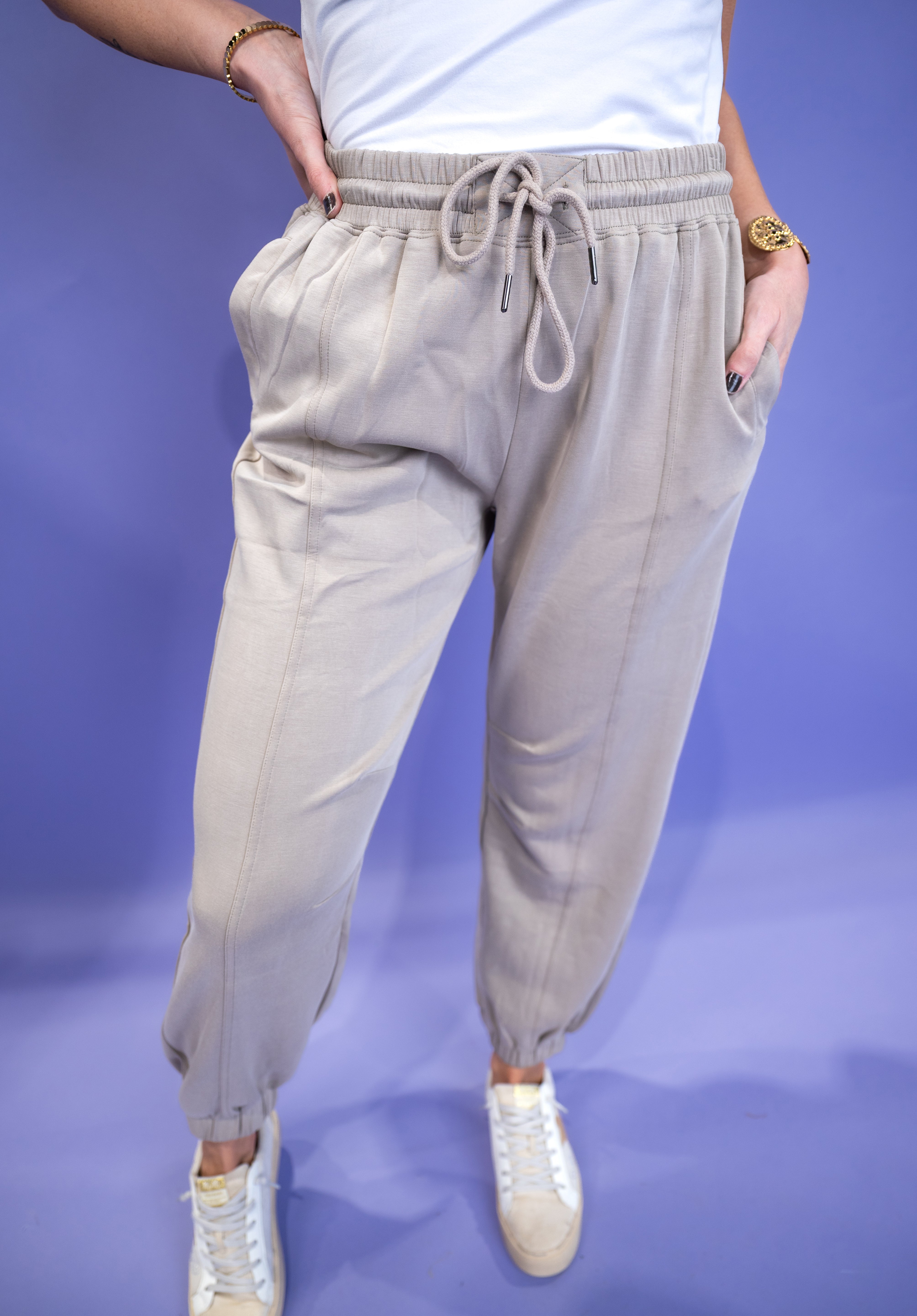 The “All Day Chill” Jogger - Beige