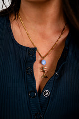 Treasure Jewels Fish Tale Gold Necklace