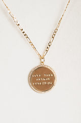 Treasure Jewels Luke 23:24 Gold Necklace