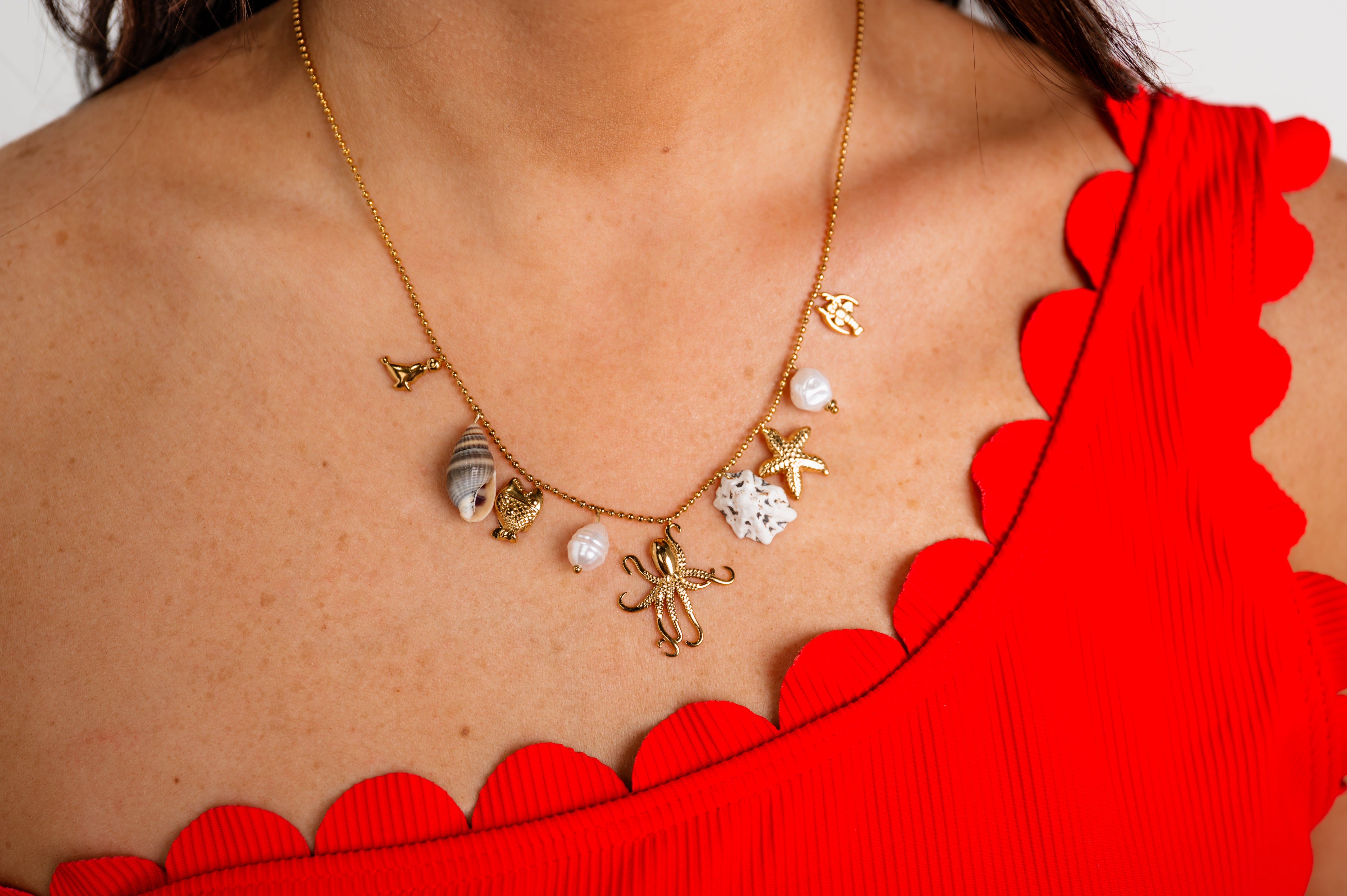 Treasure Jewels Ocean Whimsy Necklace