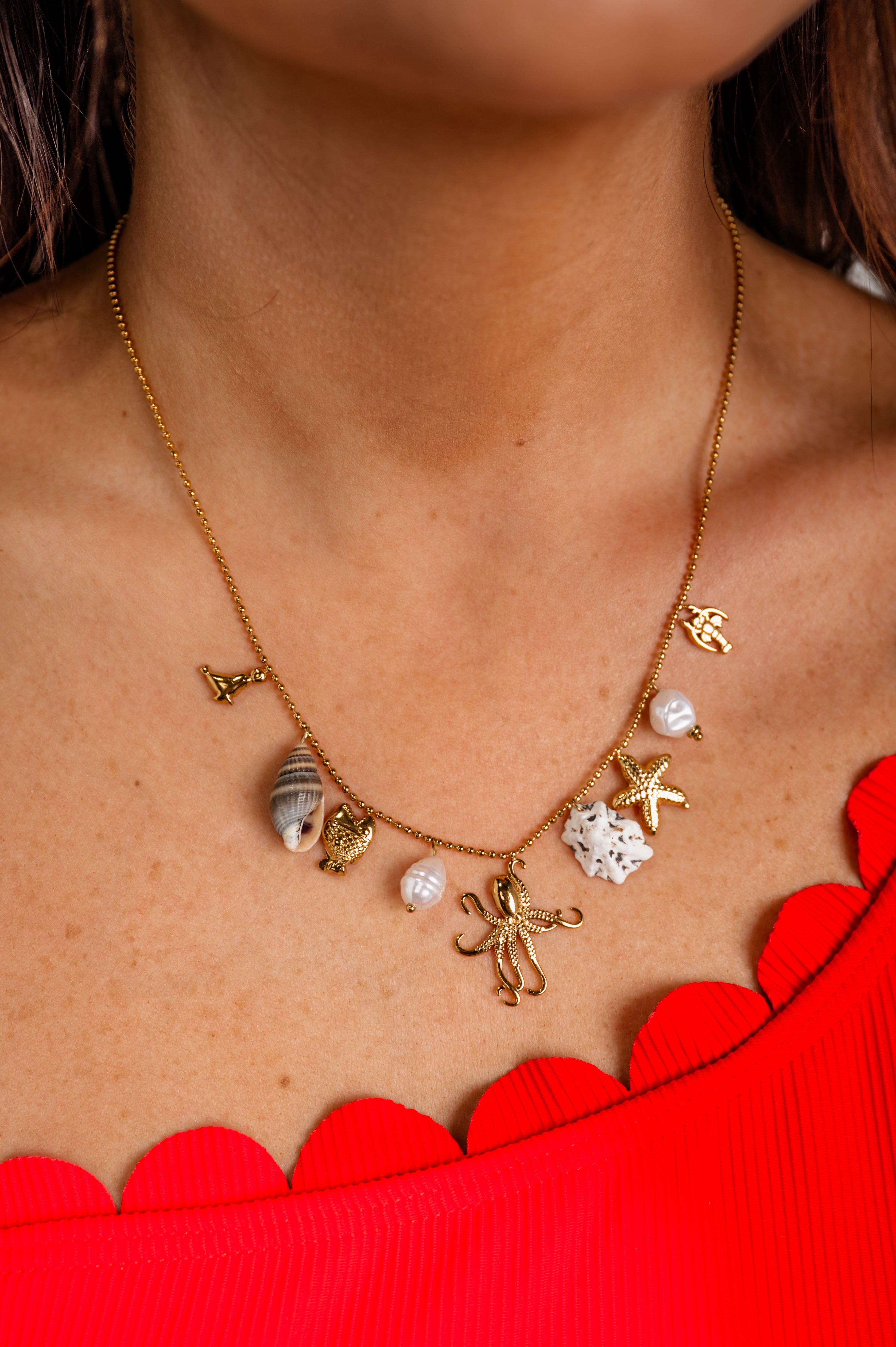 Treasure Jewels Ocean Whimsy Necklace