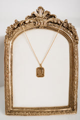 Treasure Jewels Psalm 20:4 Gold Necklace