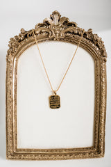 Treasure Jewels Romans 8:31 Gold Necklace