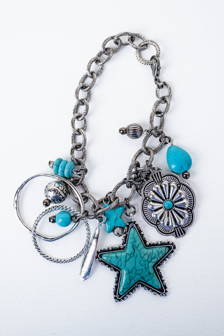 Trinket Charms On Chain Bracelet