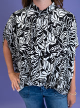 Twilight Tie Back Top - Black