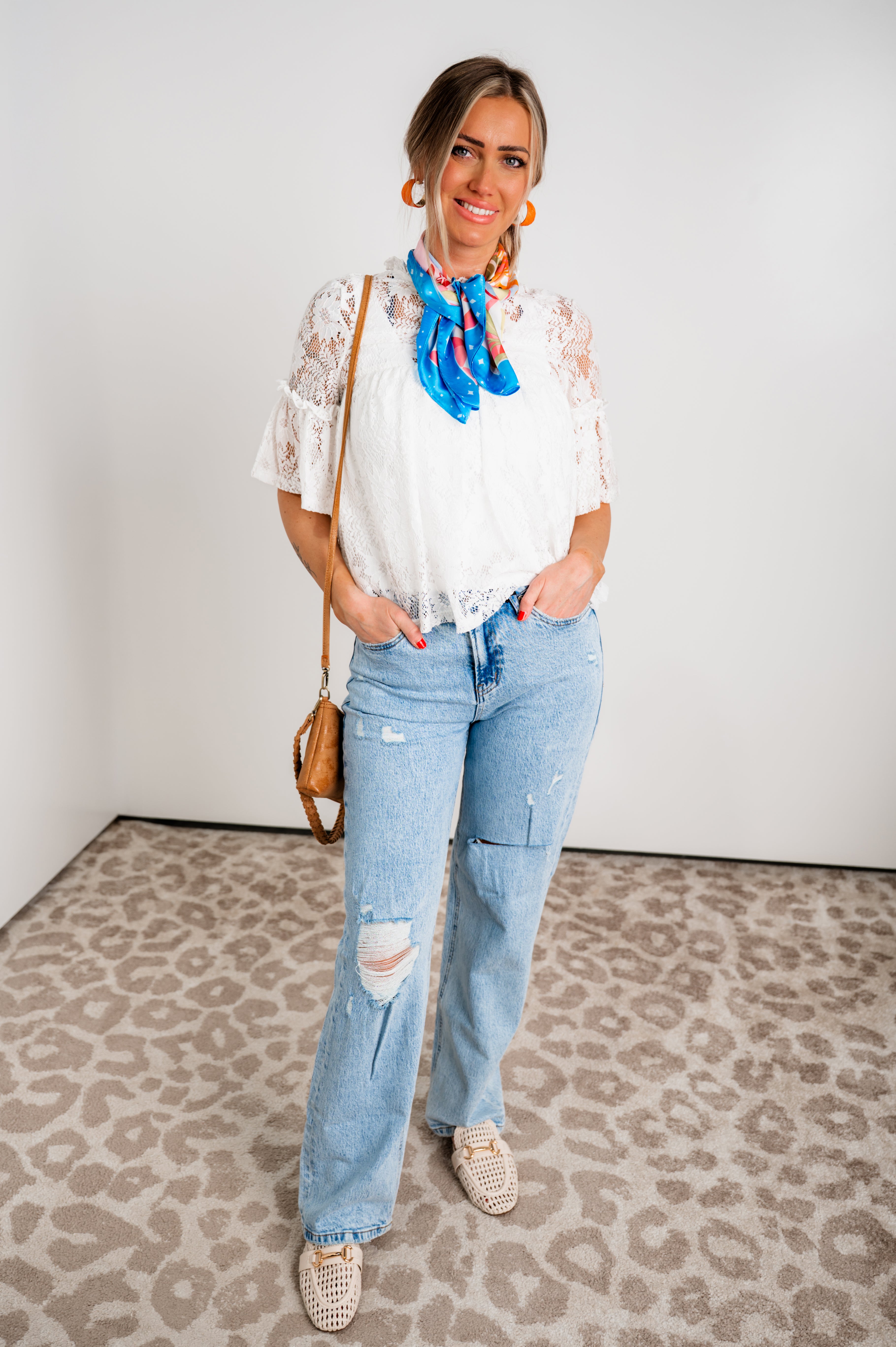 Twirl & Lace Top