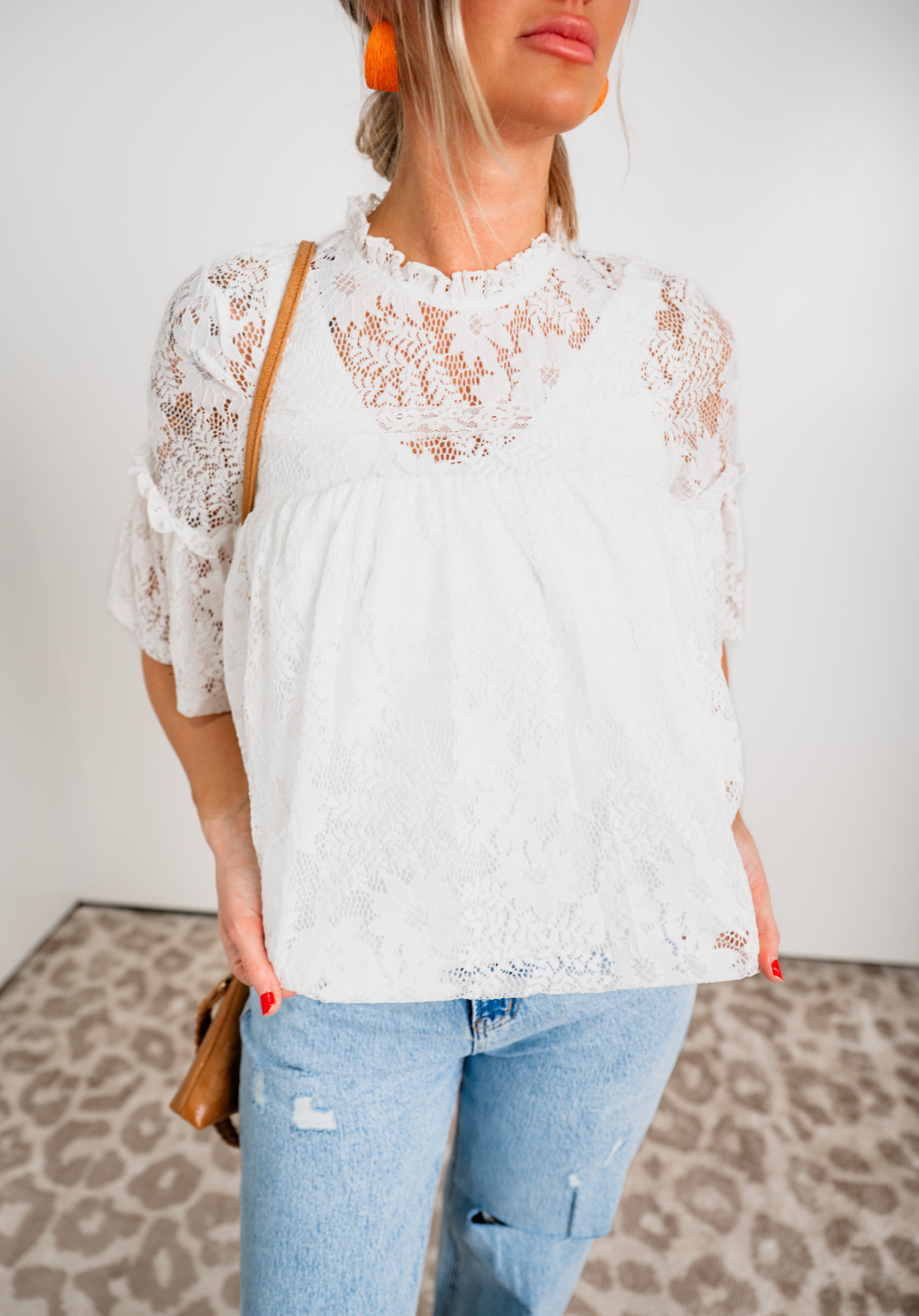Twirl & Lace Top