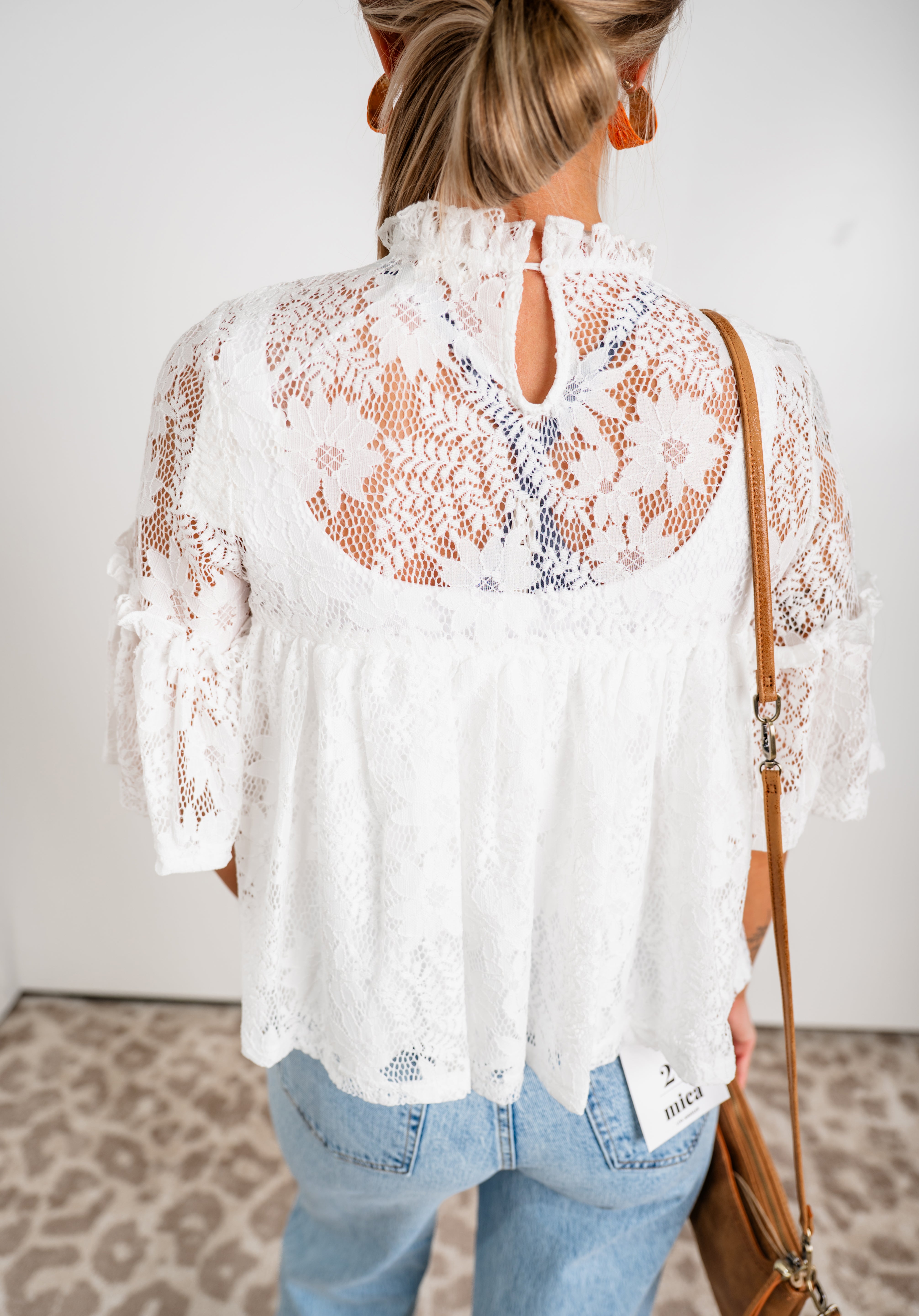 Twirl & Lace Top