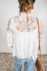 Twirl & Lace Top